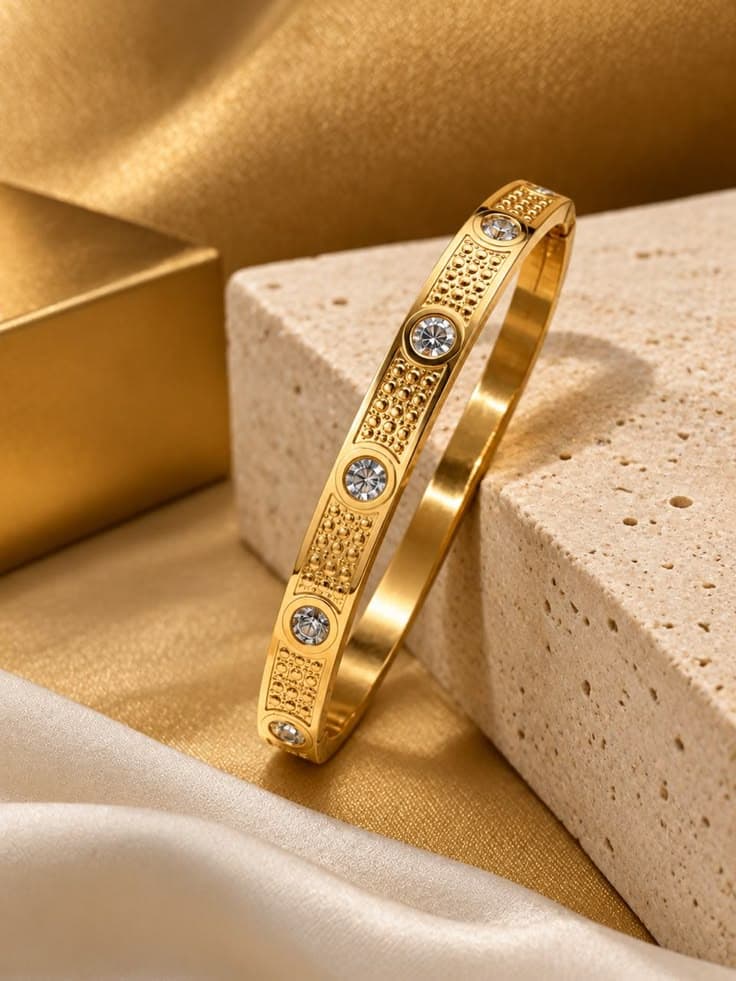 Aurelia Crystal Luxe Bangle — view 1 of 3